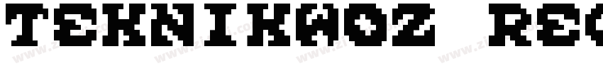 TeknikW02 Regular Re字体转换